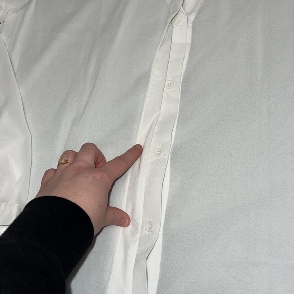 White Sheer Blouse - Picture 4 of 4